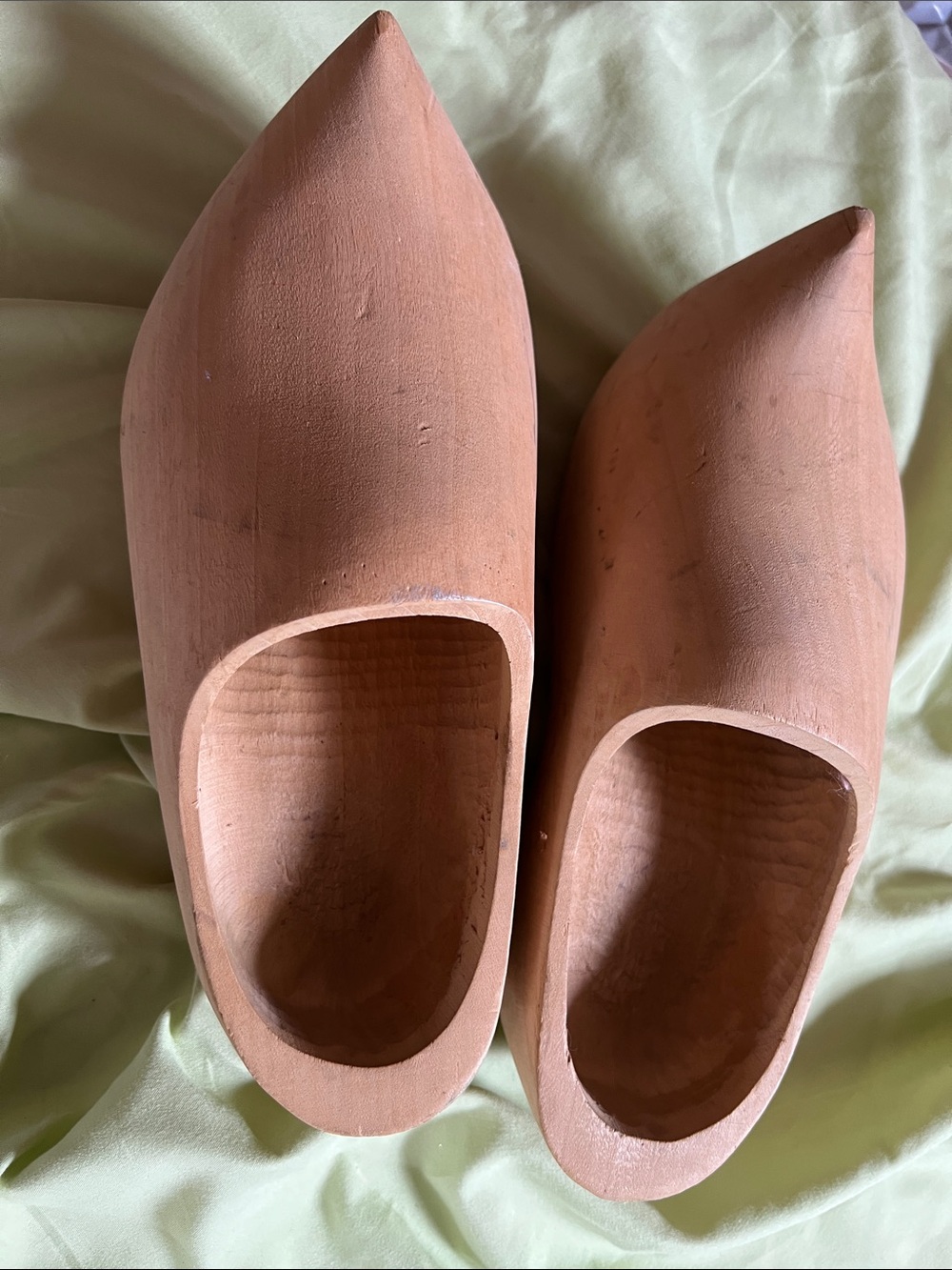 Hand-craved Clogs from Holland 1990s